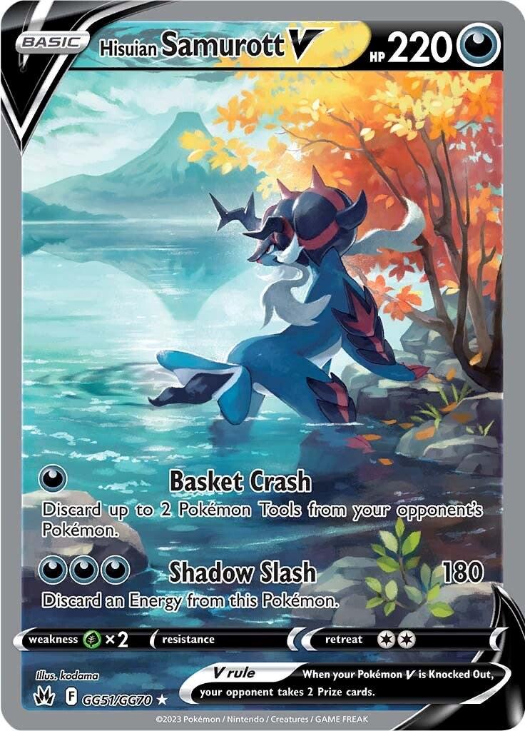 Hisuian Samurott V — Crown Zenith: Galarian Gallery