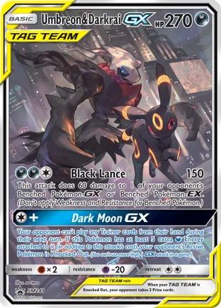 Umbreon & Darkrai GX — SM Black Star Promos